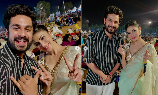 Shankar -Induchudhan -shares- his- joy -at -meeting- Mouni- Roy