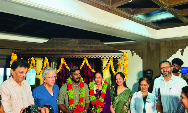 A woman who has undergone surgery is tied up in the hospital