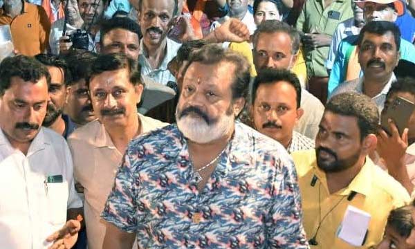 The roadshow whips the massive crowd into a frenzy, creating waves of excitement