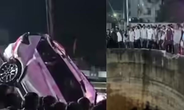 Tragedy as vehicle plunges into well at night; nine members of a family, including six children, killed