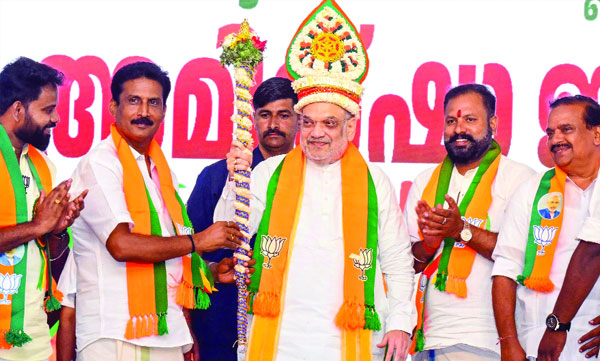 AIIMS within two years if NDA comes to power; Pinarayi taking credit for houses provided by the PM