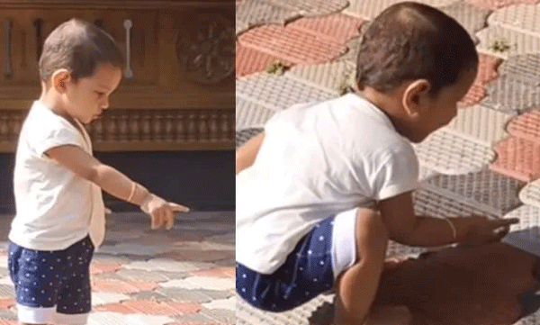 kid-struggle-to-chase-away-from-her-own-shadow