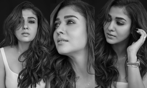 Nayanthara look stunning in black-and-white portrait 