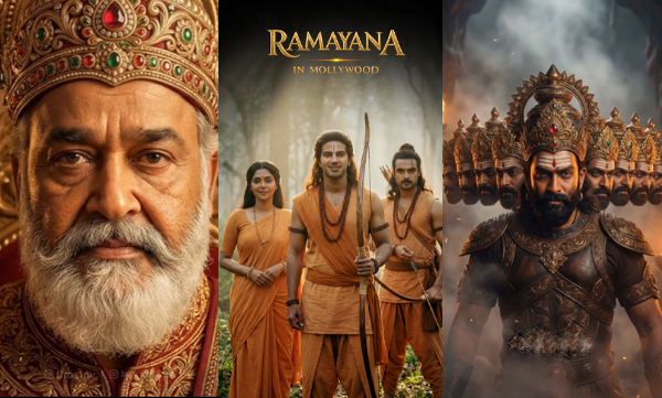 Malayalam movie stars in Ramayana AI video viral
