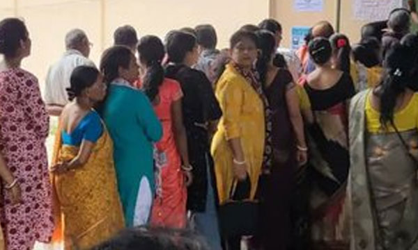 Voting percentage has crossed 50; booths in most districts are crowded; polling may cross 90