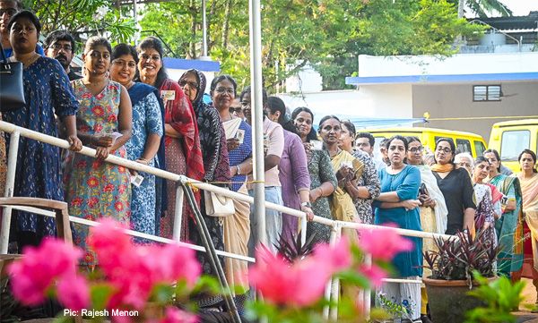 The people of Kerala have written their verdict; 78.22% voting