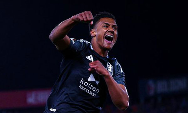 Bologna goal ruled out by VAR; Villa win in the first leg of the Europa League quarter-final