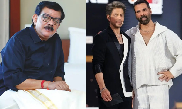 Priyadarshan says that Akshay Kumar can pull off playing a common man much easily than Shah Rukh Khan as 'his style is very urban.'