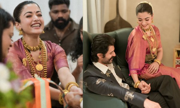 Rashmika Mandanna celebrated her 30th birthday in her hometown with her husband, Vijay Deverakonda, and family