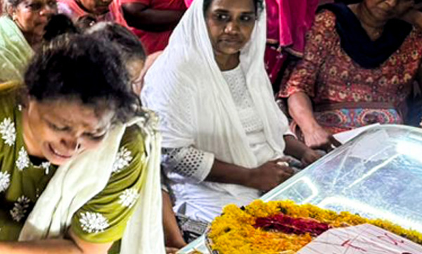 Siddharth's mother with words of comfort