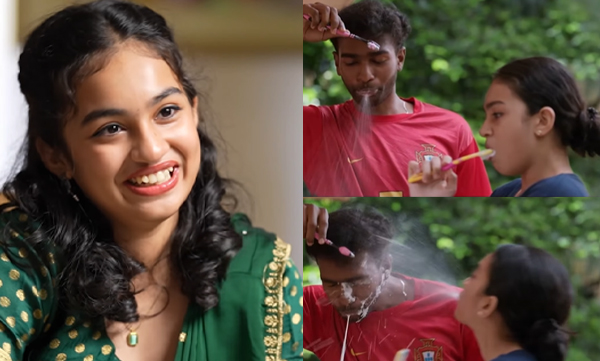 Veda Shankar about brushing teeth scene in vazha 2 movie