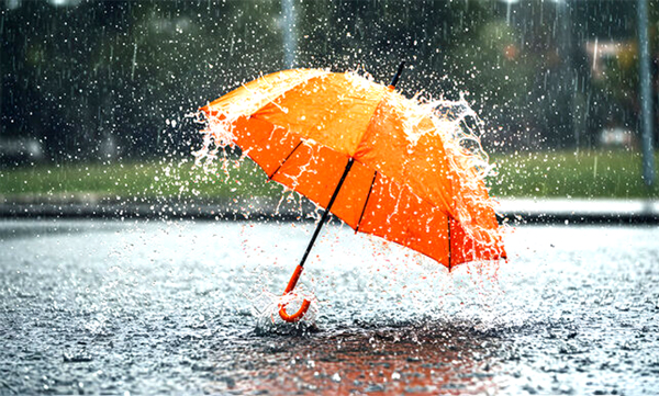 It is expected to rain today and tomorrow, even though it is melting in the heat