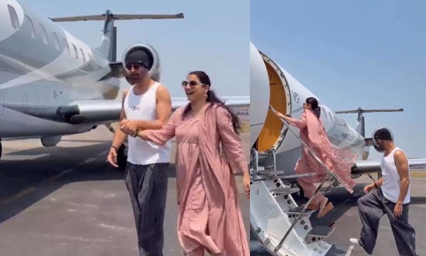 Akshay Kumar and Vidya Balan reaches kerala for their next movie shoot
