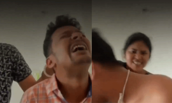 viral-video-domestic-violence-against-men-wife-hitting-husband-on-the-head