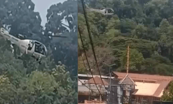 report-says-coast-guard-helicopter-flying-over-sabarimala-shrine-was-a-serious-security-breach