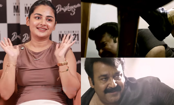 Esther Anil about a fighting scene in drishyam movie