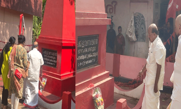 g-sudhakaran-visited-bhuvaneswaran-martyrs-hall