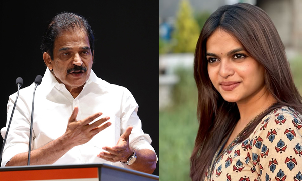 Actress Gopika Ramesh urging KC Venugopal to step back amidst internal Congress discussions