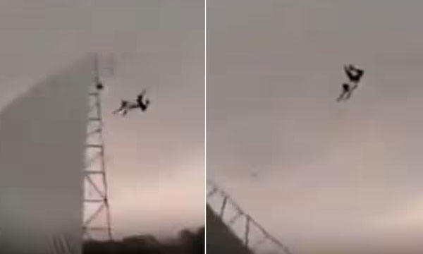 Bareilly Man Thrown 50 Feet In Air By Strong Wind