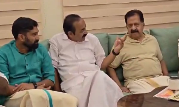 VD Satheesan Visits Ramesh Chennithala; Ice Melts Between Leaders