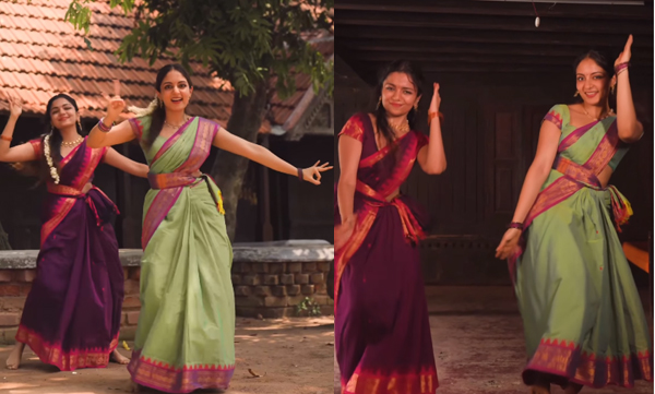 ishaani-hansika-krishna-pavazhamalli-dance-goes-viral-in-socialmedia.