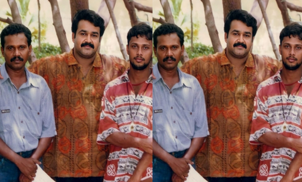 lal-jose-shares-old-pic-with-mohanlal-manthrikam
