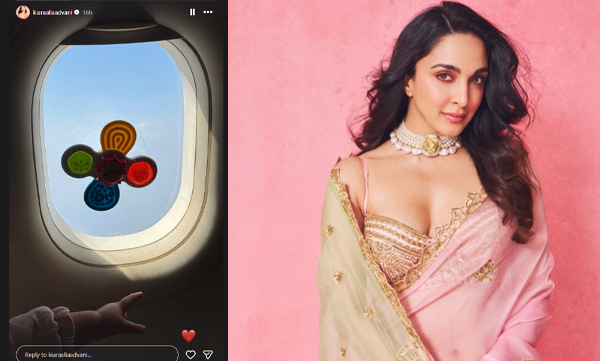 Kiara Advani shares in-flight glimpse of daughter saraayah malhotra