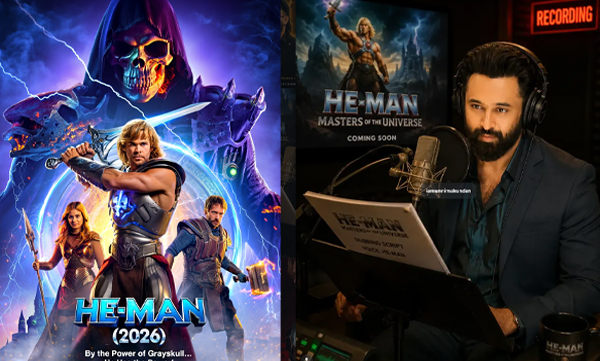 Unni mukundan share the happiness of his voice of Hollywood movie he- man