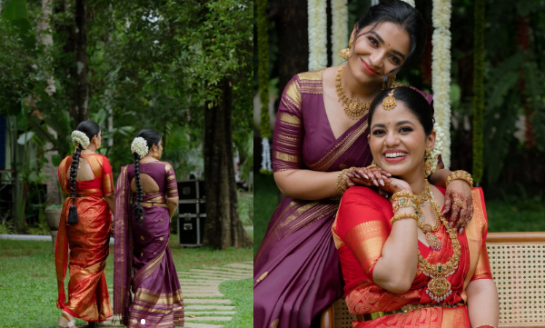rajisha-vijayan-shares-heartwarming-pics-from-sister-anjushas-wedding