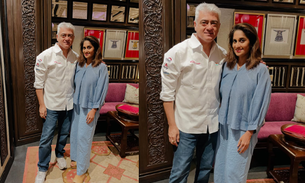 Shalini enjoy special date night with her 'favourite' person Ajithkumar