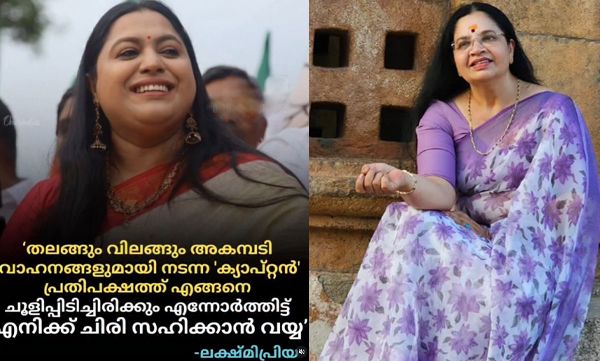 Bhagyalakshmi on lakshmipriya's comment (Image Source: Instagram)