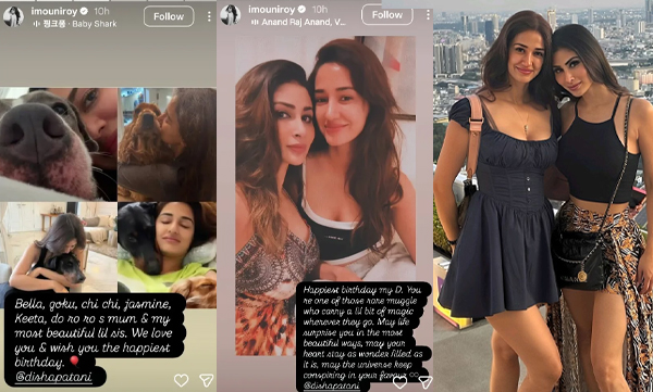 Mouni Roy pens sweet birthday note for 'lil sis' Disha Patani (Image Source: Instagram)