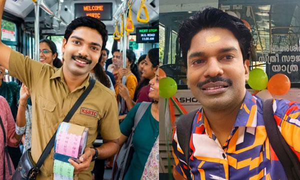 ' ഫ്രീ ടിക്കറ്റിനോടൊപ്പം മധുരമുളള കേക്കും സൗജന്യമായി നല്‍കും' ; ' പ്രിയദര്‍ശിനി' ബസ്സിലെ കണ്ടക്ടര്‍ ആകാന്‍ മോഹമുണ്ടെന്ന് സന്തോഷ് പണ്ഡിറ്റ് 
