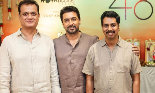 സൂര്യ - ടി.ജെ. ജ്ഞാനവേൽ ചിത്രം ഔദ്യോഗികമായി പ്രഖ്യാപിച്ച് ഹോംബാലെ ഫിലിംസ്
