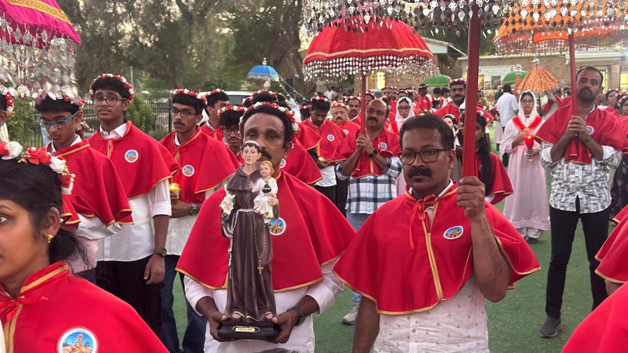 കുവൈത്ത് ഔവര്‍ ലേഡി ഓഫ് അറേബ്യ മൈനര്‍ ബസിലിക്കയില്‍ ദുക്‌റാന തിരുനാള്‍ വിപുലമായി ആഘോഷിച്ചു