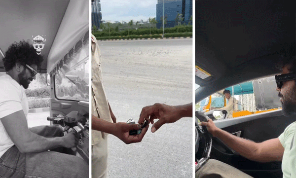 ഒരു ഓട്ടോ ഡ്രൈവറുടെ സ്വപ്നം; ലംബോർഗിനി ഉടമയുടെ ഹൃദയസ്പർശിയായ സമ്മാനം