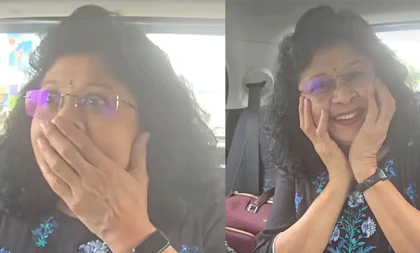 പാര്ക്കിലേക്കാണെന്ന് കള്ളം പറഞ്ഞു; അമ്മയെ ഞെട്ടിച്ച് പെണ്മക്കളുടെ രഹസ്യ യാത്ര, വീഡിയോ വൈറല്