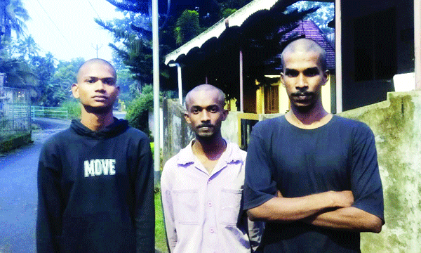 കേരളത്തിലും ആള്‍ക്കൂട്ടവിചാരണ ; ലഹരി വില്പനക്കാരെന്ന് ആരോപിച്ച് മൂന്ന് യുവാക്കള്‍ക്ക് ആള്‍ക്കൂട്ട വിചാരണ, ക്രൂരമര്‍ദ്ദനം; തലമൊട്ടയടിച്ചു...!
