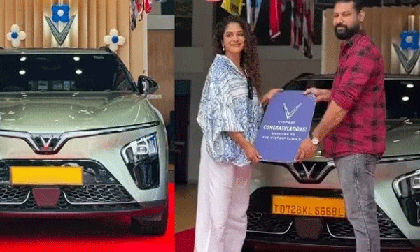 വിന്‍ഫാസ്റ്റ് VF 7 ഇലക്ട്രിക് എസ്യുവി സ്വന്തമാക്കി പൂര്‍ണിമ ഇന്ദ്രജിത്ത്
