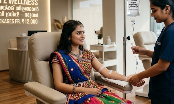ഗർബയ്ക്ക് തിളങ്ങാൻ ഐവി ഡ്രിപ്പ്! ഗുജറാത്തിലെ ജെൻ സി വെൽനസ് തരംഗം, പാക്കേജിന് 12,000 രൂപ മുതൽ 15,000 രൂപ വരെ!